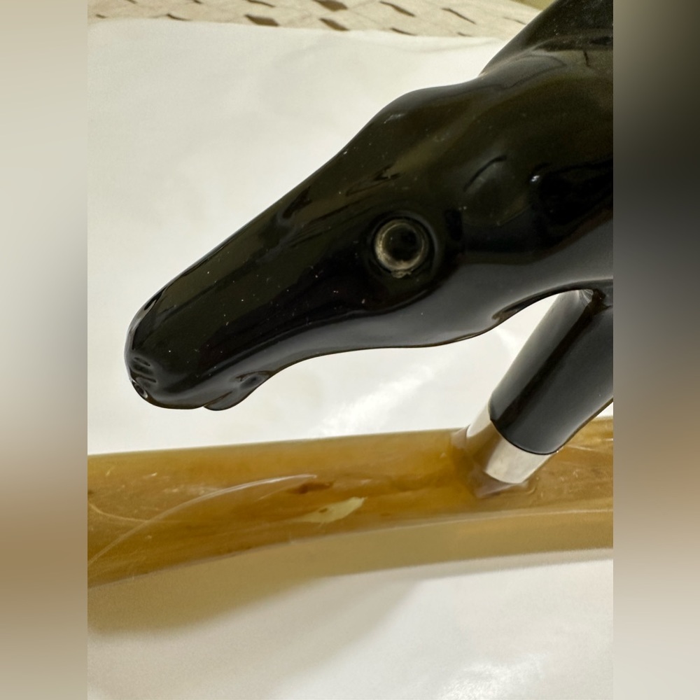 Vintage  Oerre Racalcati Lucite horse hangers - Picture 2 of 14